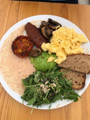 Full English w/ egg at Tierra in Tenerife