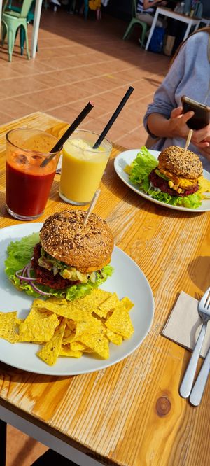 Mexican Burger at Tierra in Tenerife