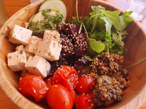 Buddha bowl at Tierra in Tenerife