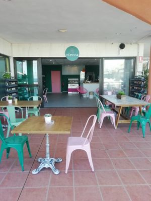 Cafe from outside at Tierra in Tenerife