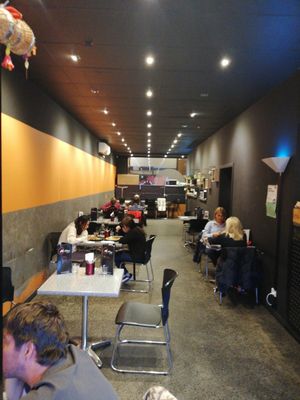 Indoor seating at All Thai in Sandy Bay