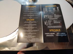 Menu 2 at Two Cities in Mason