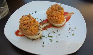 Huevos at Pipoca in Murcia