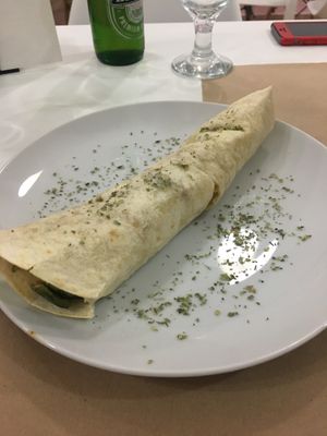 Tortitas with vegetables  at Pipoca in Murcia
