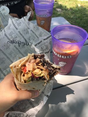 Burrito at Taco Bar in Szigliget