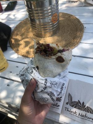Vegan burrito  at Taco Bar in Szigliget