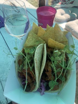 Vegan tacos 🌮   at Taco Bar in Szigliget