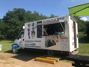 Taco truck  at Taco Bar in Szigliget