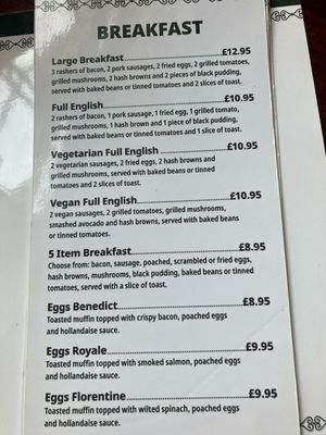 Vegan full English  at The Waterford Arms in Whitley Bay