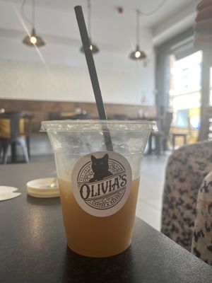 Apple juice   at Olivia's Coffee & Bakery in Loughborough