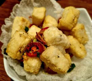 Salt n pepper tofu. at Four Regions in Richmond Upon Thames