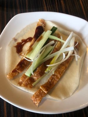 Crispy mock duck at Four Regions in Richmond Upon Thames