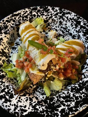 Taquitos at Cielo Rojo in Takoma Park