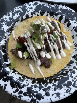 Drunken Mushroom Taco at Cielo Rojo in Takoma Park