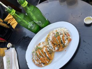 Tostada Nopales at Cielo Rojo in Takoma Park