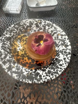 flan  at Cielo Rojo in Takoma Park