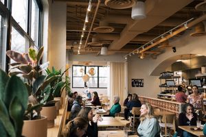 Interior at Cielo Rojo in Takoma Park