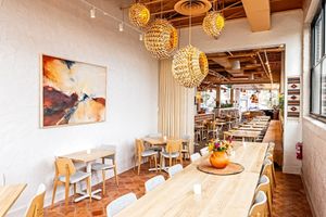 Private dining room for events (fits up to 30 people) at Cielo Rojo in Takoma Park