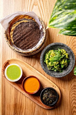 Herb guacamole at Cielo Rojo in Takoma Park