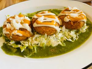 gorditas at Cielo Rojo in Takoma Park