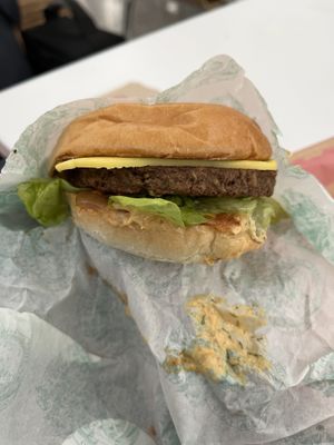 Love burger  at STN - LEON in Stansted