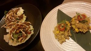 Banquet course 2 at Yulli's in Byron Bay