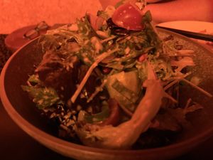 Broccoli red curry at Yulli's in Byron Bay