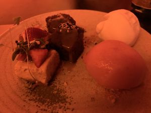 Dessert  at Yulli's in Byron Bay