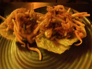 Loved this take on a san choy bao  at Yulli's in Byron Bay