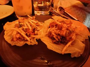 San Choy Bao at Yulli's in Byron Bay