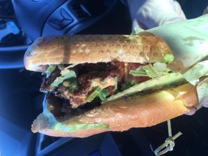 Cauliflower bahn mi  at Yulli's in Byron Bay