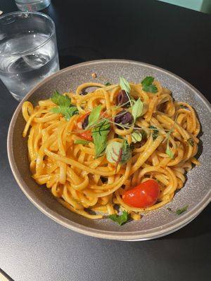 Kids linguini   at Yulli's in Byron Bay