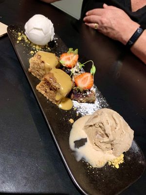 Dessert of the banquet menue   at Yulli's in Byron Bay