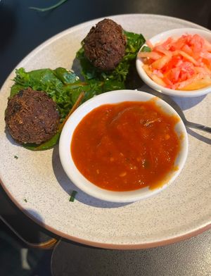 Felafel   at Yulli's in Byron Bay