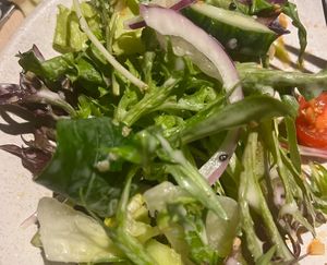 Mixed salad   at Yulli's in Byron Bay