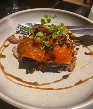 Eggplant   at Yulli's in Byron Bay