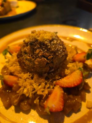 Fried ice cream at Yulli's in Byron Bay