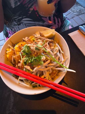 Pad thai at Yulli's in Byron Bay