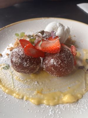 Sweet potato donuts   at Yulli's in Byron Bay