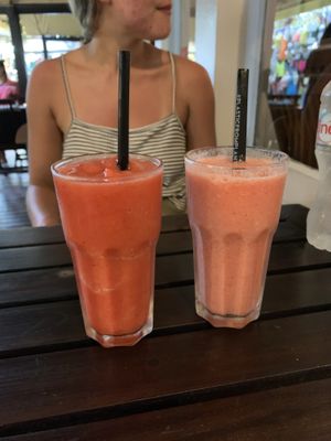 Delicious Fruit Shakes at Unni's in Koh Phi Phi