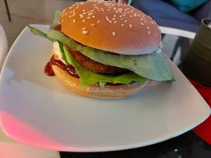 Next level burger  at Level Up in Bucharest