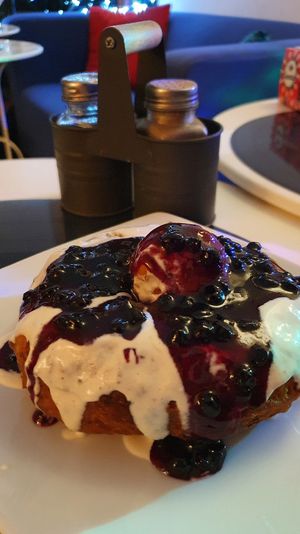 Vegan Papanaşi #Veganuary at Level Up in Bucharest