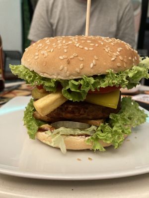 Smokey burger   at Level Up in Bucharest