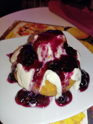 Papanași at Level Up in Bucharest