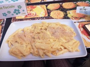 Pasta at Level Up in Bucharest