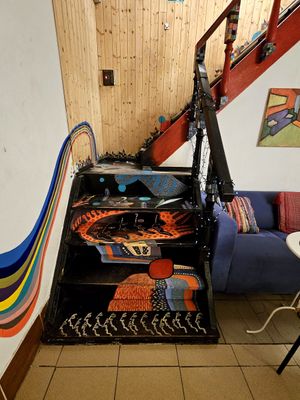 Decor at Level Up in Bucharest