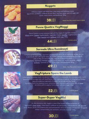 Menu I at Level Up in Bucharest