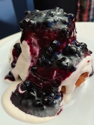 papanași at Level Up in Bucharest