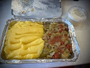 Sarmale (traditional Romanian cabbage rolls)   at Level Up in Bucharest