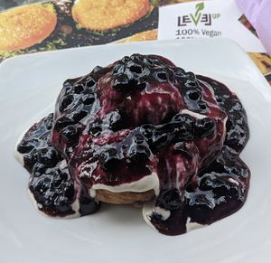 Papanași at Level Up in Bucharest